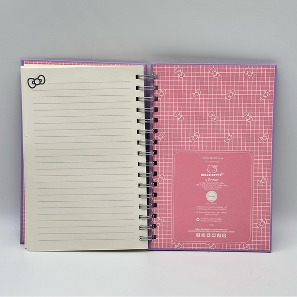 Sanrio Hello Kitty Spiral Notebook - HK Science Rules Purple - Picture 5 of 7